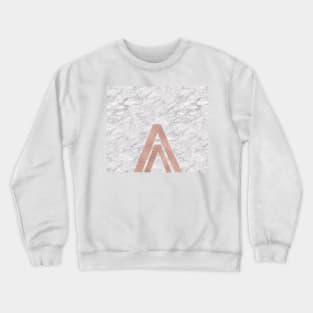 Rosy golden marble III Crewneck Sweatshirt